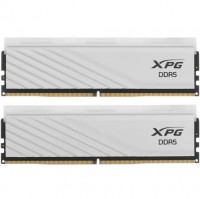 Модуль памяти ADATA XPG Lancer Blade Gaming DDR5 Общий объём памяти 32Гб Module capacity 16Гб Количество 2 6000 МГц Радиатор Множитель частоты шины 30 1.35 В RGB белый AX5U6000C3016G-DTLABRWH