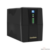 Exegate EX292763RUS ИБП ExeGate SpecialPro UNB-600.LED.AVR.4C13.RJ.USB <600VA/360W, LED, AVR, 4*C13, RJ45/11, USB, Black>