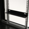 Шкаф настенный 19", 12U, (650x600х450мм), стеклянная дверь с перфорацией по бокам, ручка с замком, черный, (разобранный), Hyperline