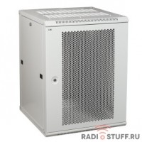 Шкаф настенный, (600x600мм), 12U, дверь перфорированная, ITK
