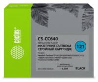 Картридж BLACK NO.121 6ML CS-CC640 CACTUS