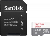 Карта памяти MICRO SDHC 64GB UHS-I W/A SDSQUNS-064G-GN6TA SANDISK