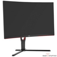 LCD AOC 27'' C27G3U Black-Red {VA curved 1920x1080 165Hz 1ms 178/178 250cd 80M:1 2xHDMI1.4}