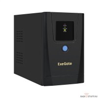 Exegate EX292778RUS ИБП ExeGate SpecialPro UNB-900.LED.AVR.1SH.2C13.RJ.USB <900VA/500W, LED, AVR,1*Schuko+2*C13, RJ45/11,USB, металлический корпус, Black>