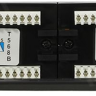 Патч-панель, UTP, 19", 1U, cat.5e, 24 порта, Dual Type, 5bites