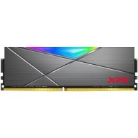 Модуль памяти ADATA XPG SPECTRIX D50 RGB Gaming DDR4 Общий объём памяти 32Гб Module capacity 32Гб Количество 1 3200 МГц Радиатор Множитель частоты шины 16 1.35 В RGB серый AX4U320032G16A-ST50