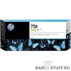 HP F9K15A Картридж №728, Yellow {DJ T730/830 (300 мл.)}