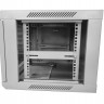 Шкаф настенный 9U серия WMA (Wall Maestro) (600х450х500), передняя дверь стекло, собранный, серый Netko  "А"