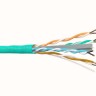 Кабель U/UTP4 cat.6, 4 пары 23 AWG BC, 305м, с крестовиной, нг(А)-LSLTx, зеленый; одножильный, FLUKE TEST, NETKO Expert СКС