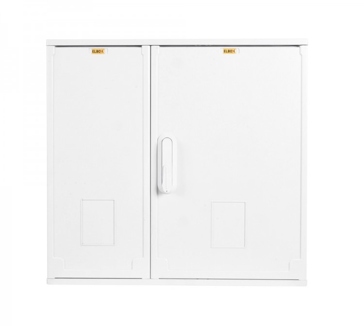 Электротехнический шкаф полиэстеровый, IP44, (600х600х250мм), EP, с двумя дверьми, Elbox