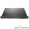 D-Link DXS-3600-32S/B1AEI/B2AEI PROJ Управляемый стекируемый коммутатор 3 уровня с 24 портами 10GBase-X SFP+, 1 слотом расширения, источником питания AC и 3 вентиляторами