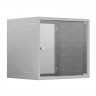 Шкаф настенный телекоммуникационный, 19", NTSS LIME, 9U, (550x450x500мм), разобранный, стеклянная дверь, серый, Netko