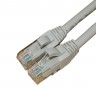 Патч-корд UTP4 cat.6, 5.0м, литой коннектор, серый, Netko CKC