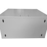 Шкаф настенный 19" 5U серия COMPACT (530х450х279), передняя дверь стекло, серый, Netko