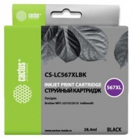 Картридж BLACK 28.4ML CS-LC567XLBK CACTUS