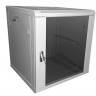 Шкаф настенный 12U серия WMA (Wall Maestro) (600х600х635), передняя дверь стекло, собранный, серый Netko  "А"