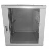 Шкаф настенный 12U серия WMA (Wall Maestro) (600х600х635), передняя дверь стекло, собранный, серый Netko  "А"