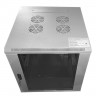 Шкаф настенный 12U серия WMA (Wall Maestro) (600х600х635), передняя дверь стекло, собранный, серый Netko  "А"