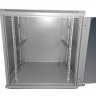 Шкаф настенный 12U серия WMA (Wall Maestro) (600х600х635), передняя дверь стекло, собранный, серый Netko  "А"