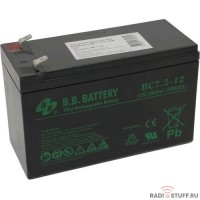 B.B. Battery Аккумулятор BC 7.2-12  (12V 7,2Ah)