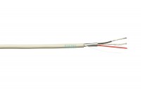 ES-02S-022 кабель 2х0,22 мм2, белый, экран, 100 м