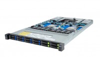 Server System GIGABYTE 1U rack AMD EPYC Max CPU 2 USB 3.2 DDR5 Количество слотов памяти 24 1600 Вт 4x2.5" Internal 8x2.5" SAS/SATA Hot-swap 4x2.5" NVME/SATA/SAS Hot-swap R183-Z92-AAD2
