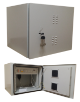 Климатический всепогодный шкаф, 19", 6U, (660x600x550мм), оборудование в комплекте, ШКК/ШКВ, серый, Netko