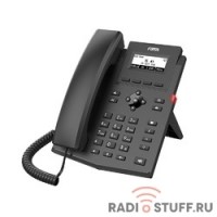 Телефон IP Fanvil X301W  c б/п черный