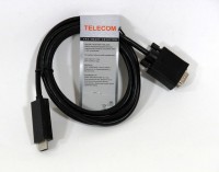 Кабель HDMI-VGA M/M 1.8M TA670-1.8M TELECOM