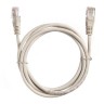 Патч-корд Technolink "C" UTP4 cat.5е, 1.5м, CCA, LSZH, серый, литой коннектор