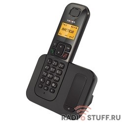 TEXET TX-D6605A черный (АОН/Caller ID, спикерфон, 10 мелодий, поиск трубки)