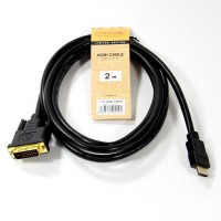 Кабель HDMI-DVI 2M LCG135E-2M TV-COM