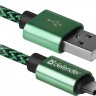 Кабель USB2.0 TO TYPE-C 1M GREEN USB09-03T 87816 DEFENDER