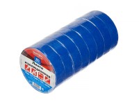 Изолента (лента изоляционная) 19мм х 20м, синяя, 10шт, NETKO Optima