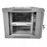 Шкаф настенный 18U серия WMA (Wall Maestro) (600х600х905), передняя дверь стекло, разборный, серый, Netko  "А"