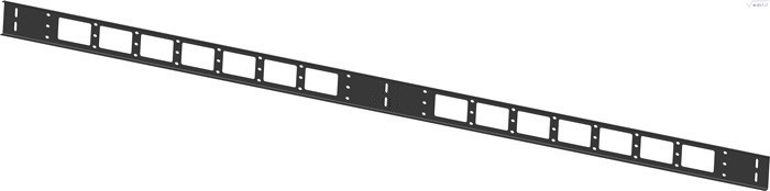 Кабельный органайзер 19", 42U, металлический, вертикального типа, черный "М" (аналог 55179)
