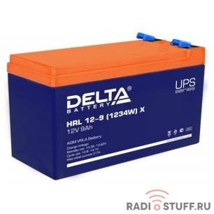 Delta HRL 12-9 X (9А\ч, 12В) свинцово- кислотный  аккумулятор