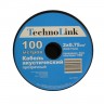 Кабель акустический Technolink 2*0.75мм2 (42*0.15мм) CCA, 100м, пластиковая катушка, прозрачный