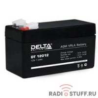 Delta DT 12012 (1.2 А\ч, 12В) свинцово- кислотный аккумулятор  