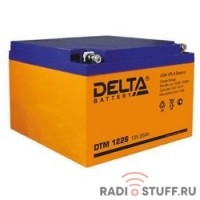 Delta DTM 1226 (26А\ч, 12В) свинцово- кислотный аккумулятор  