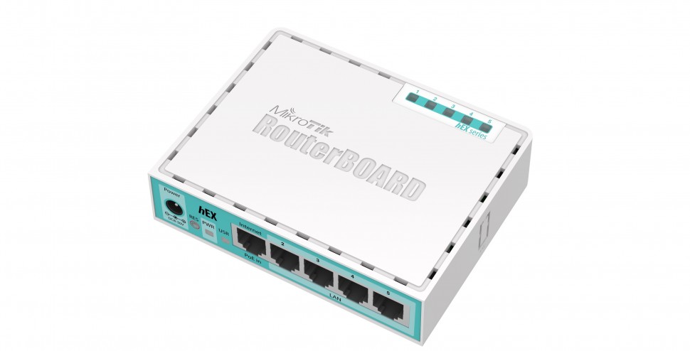 Маршрутизатор Mikrotik hEX (арт. RB750Gr2)