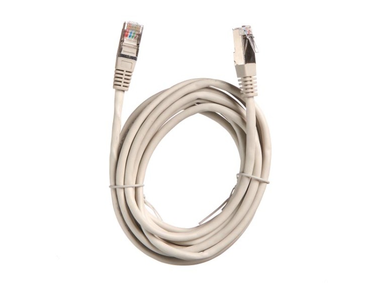 Патч-корд Technolink FTP4 cat.5е, 3.0м, BC, LSZH, серый, литой коннектор