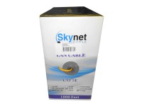 Кабель Skynet Premium FTP4 cat.5е, одножильный, 305м, Cu, нг(А)-LSZH, Проходит Fluke тест, оранжевый