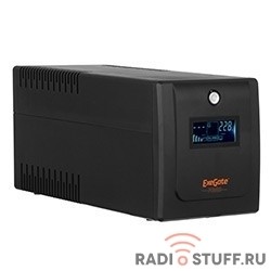 Exegate EP285529RUS ИБП ExeGate SpecialPro Smart LLB-2200.LCD.AVR.C13.RJ.USB <2200VA/1300W, LCD, AVR, 6*IEC-C13, RJ45/11, USB, Black>