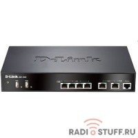 DSR-1000/A1A/B1A D-Link межсетевой экран с поддержкой VPN, 2 портами WAN + 4 портами LAN 10/100/1000Base-TX