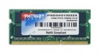 Модуль памяти для ноутбука 4GB PC10600 DDR3 SO PSD34G13332S PATRIOT