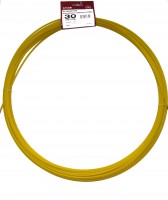 Устройство закладки кабеля (УЗК) 30м, стеклопруток с 1 сменным наконечником, d=4,5мм, желтый, Netko
