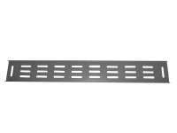 Кабельный органайзер 19", 22U, металлический, вертикального типа, серый "S"