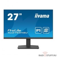 LCD Iiyama 27'' XU2793HSU-B4 {IPS 1920х1080 nonGLARE 300cd 178/178 1000:1 80M:1 4ms D-Sub DVI HDMI DisplayPort USB-Hub Tilt Speakers}
