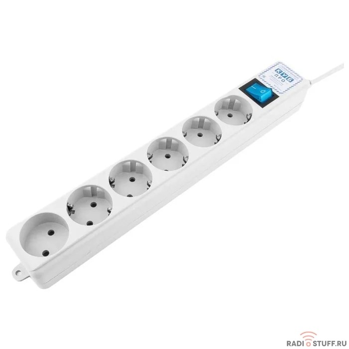 Фильтр-удлинитель Power Cube PRO (5,0 м, LC контур, 16А/3,5кВт) (SPL(5+1)-16B-P-5М)